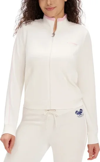 Juicy Couture Women's Cotton Velour Pickleball Jacket