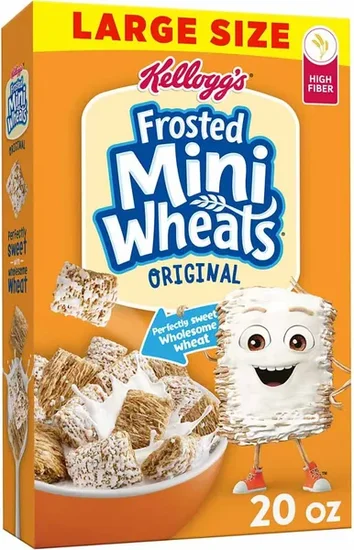 Kellogg's Frosted Mini-Wheats Breakfast Cereal, Original, 20 oz