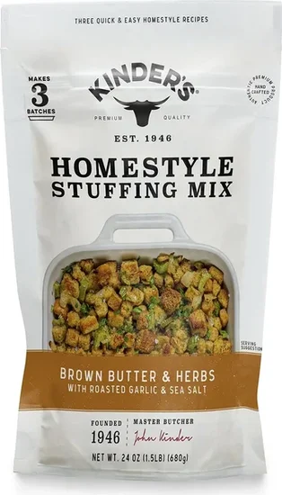 Kinder's Brown Butter & Herbs Homestyle Stuffing Mix, 24 oz.