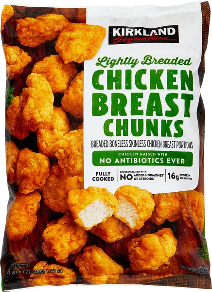 Kirkland Signature Lightly Breaded Chicken Breast Chunks