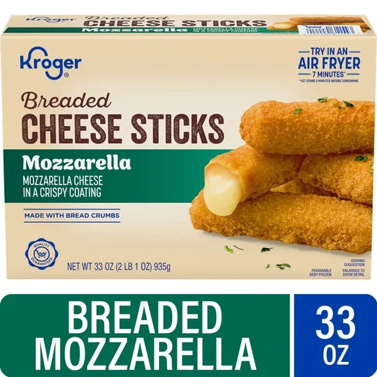 Kroger Breaded Mozzarella Cheese Sticks