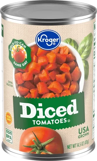 Kroger Diced Tomatoes