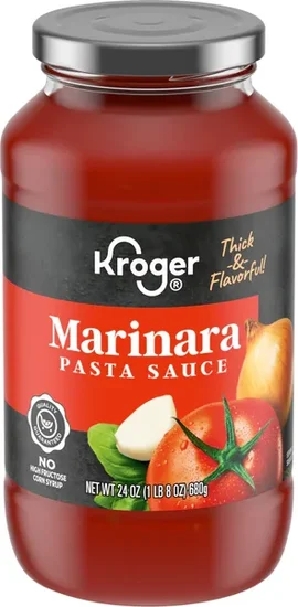 Kroger Marinara Pasta Sauce