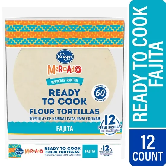 Kroger Mercado Ready to Cook Flour Tortillas