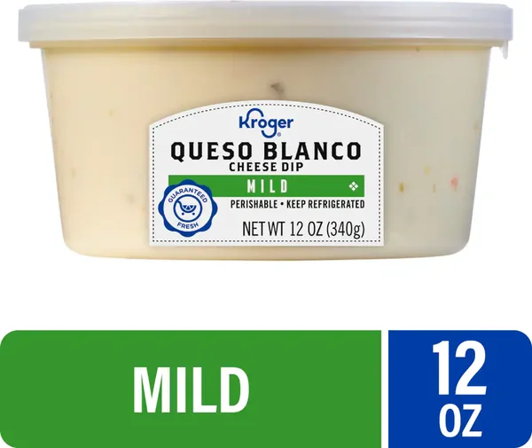 Kroger Mild Queso Blanco Cheese Dip
