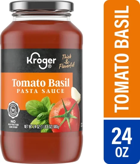 Kroger Tomato Basil Pasta Sauce