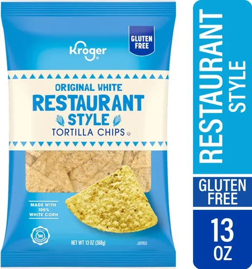 Kroger White Corn Restaurant Style Tortilla Chips