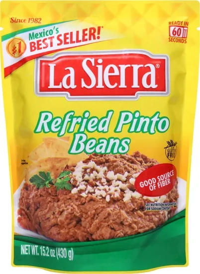 La Sierra Refried Beans, 15.2-oz. Pouches