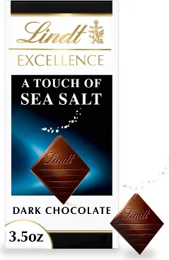Lindt Excellence Sea Salt Dark Chocolate Candy Bar - 3.5 oz.