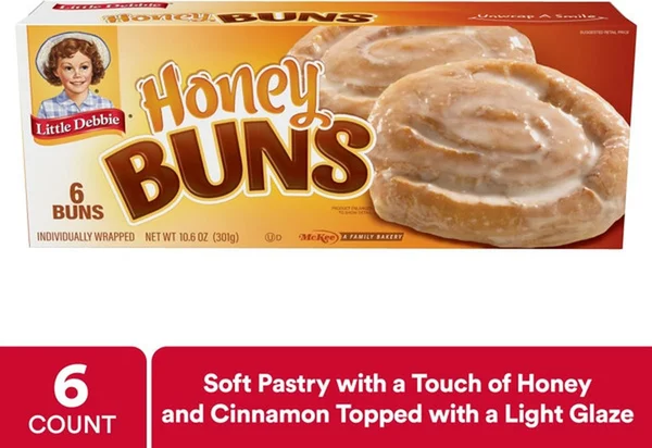 Little Debbie Honey Buns - 6 ct