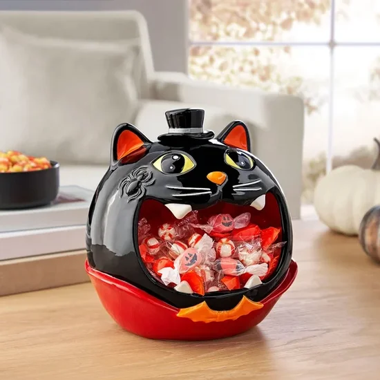 Member's Mark Ceramic Halloween Candy Bowl