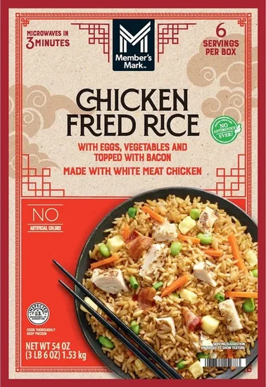 Member's Mark Chicken Fried Rice, Frozen, 9 oz., 6 ct.