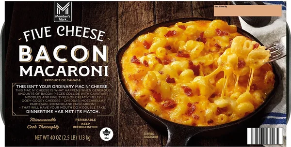 Member's Mark Five Cheese Bacon Macaroni 40 oz.