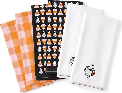 Member's Mark Halloween Kitchen Towel Set 6-Pack