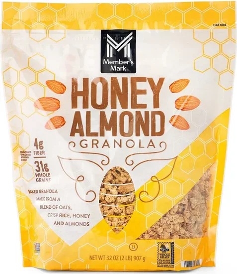Member's Mark Honey Almond Granola, 32 oz.