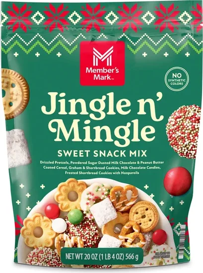 Member's Mark Jingle 'n Mingle Holiday Snack Mix, 20 oz.