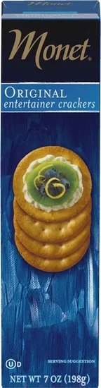 Monet Original Entertainment Crackers, 7 oz. Pack