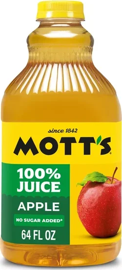 Mott's 100% Apple Juice, 64 fl oz bottle
