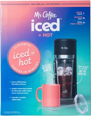 Mr. Coffee Iced + Hot Single-Serve Coffeemaker