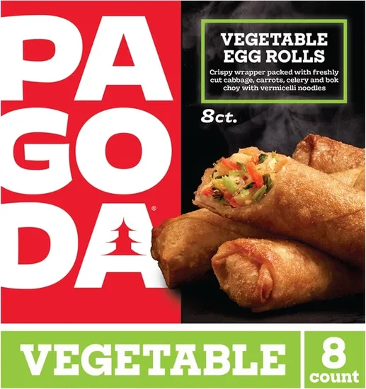 Pagoda Frozen Crunchy Vegetable Egg Rolls