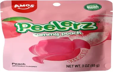 Peelerz™ Gummy Peach Candy 3oz