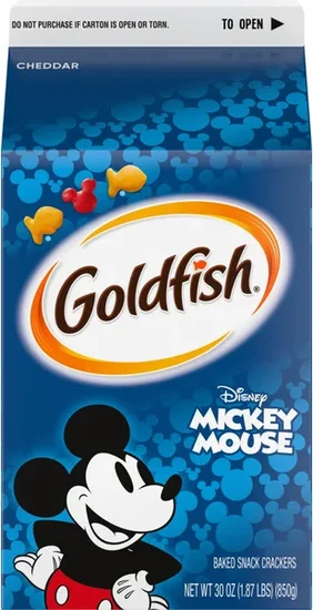 Pepperidge Farm Goldfish Disney Mickey Mouse Cheddar Crackers