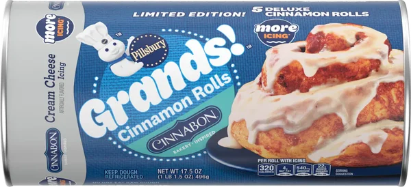 Pillsbury Grands! Cinnabon Cinnamon Rolls with Cream Cheese Icing