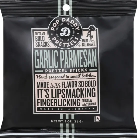 Pop Daddy Garlic Parmesan Pretzel Sticks, 1-ct.