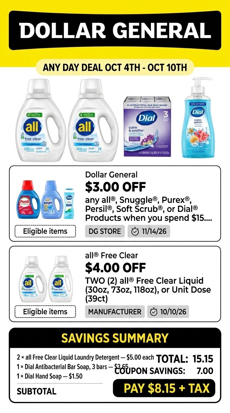 All Free Clear and Dial $15.15 Bundle