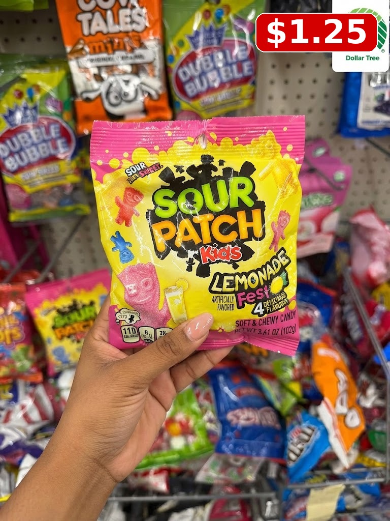 SOUR PATCH KIDS Lemonade Fest Soft & Chewy Gummy Candy 3.61 oz