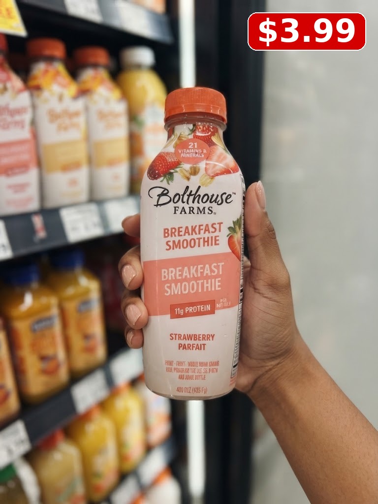 Bolthouse Farms Strawberry Parfait Breakfast Smoothie
