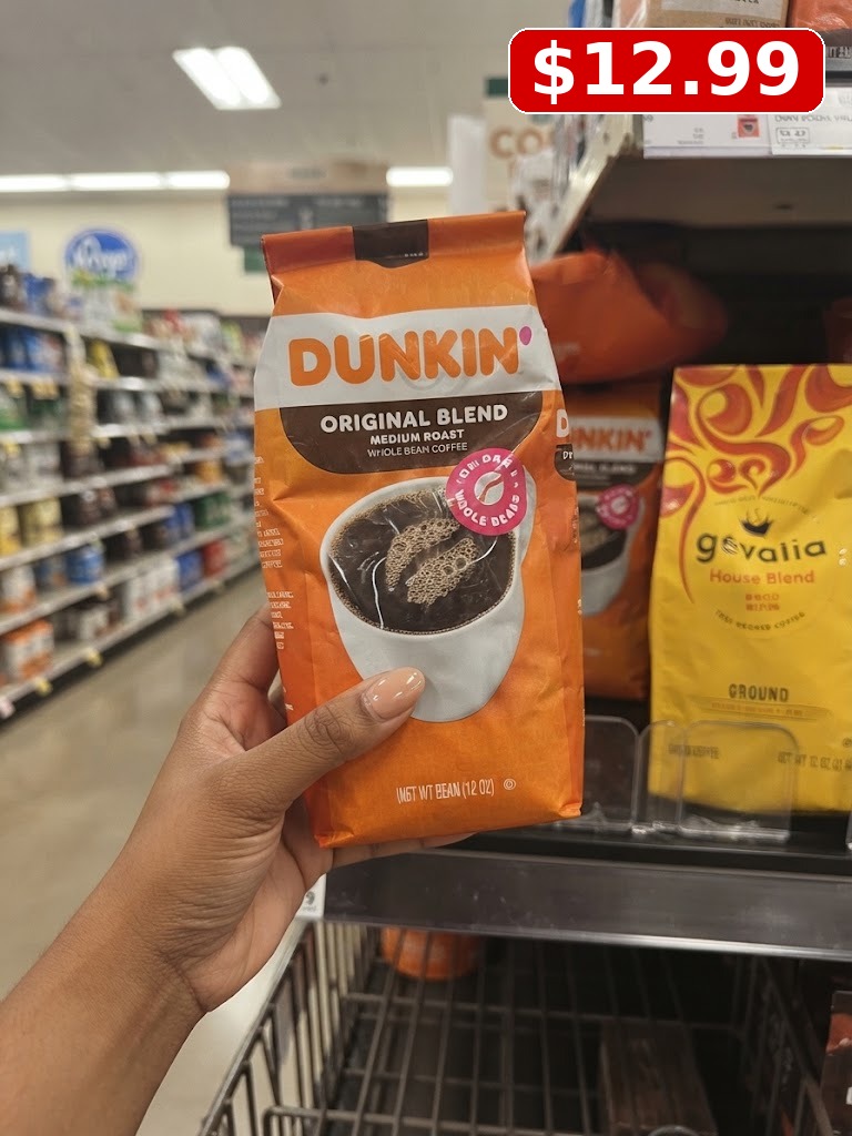 Dunkin’ Original Blend Medium Roast Whole Bean Coffee
