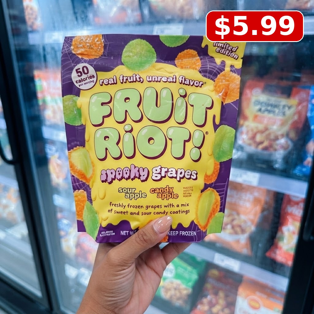 Fruit Riot Frozen Spooky Sour Grapes Mix - 8oz