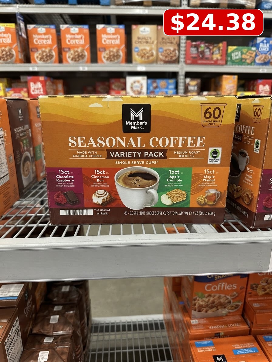 Member’s Mark Seasonal Coffee Medium Roast Coffee Pods Variety Pack