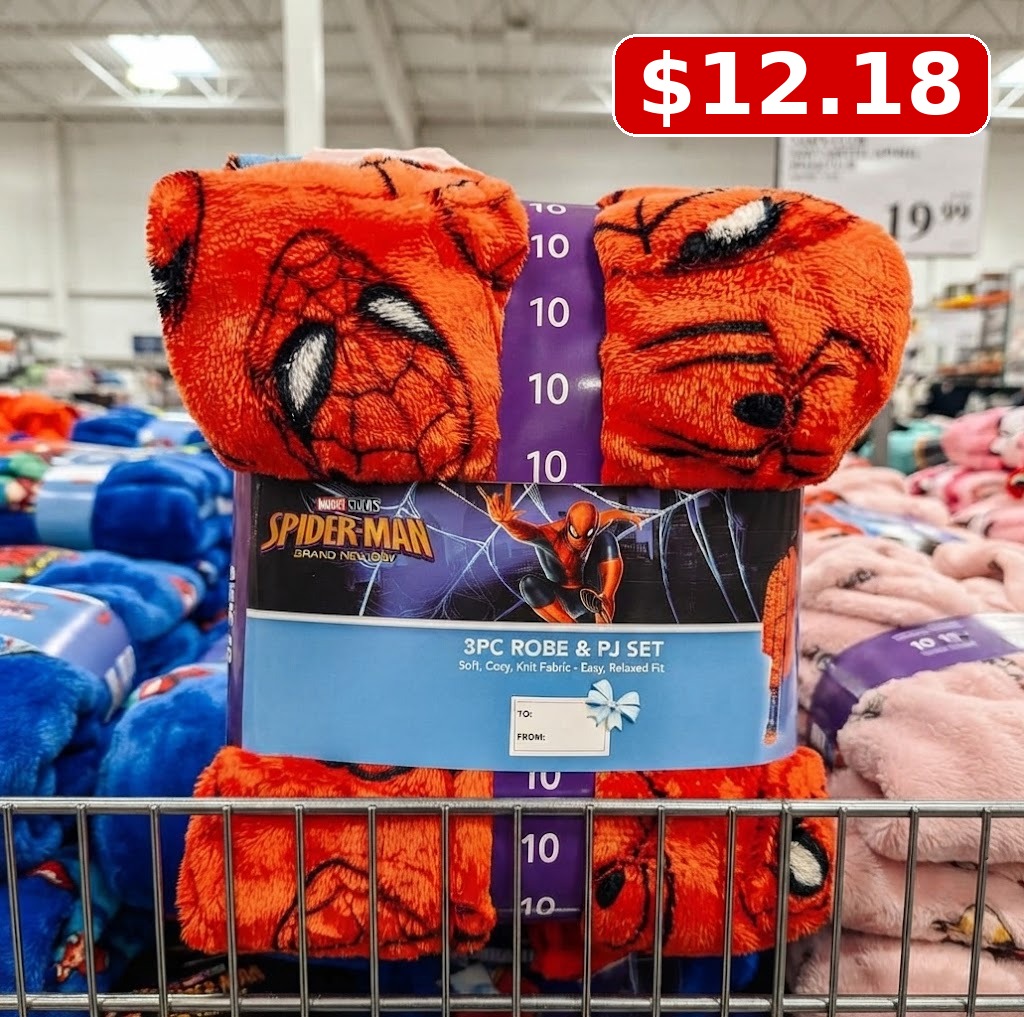 Marvel Toddler Boys' 2-Piece Cozy Set, 4T - Spider-Man