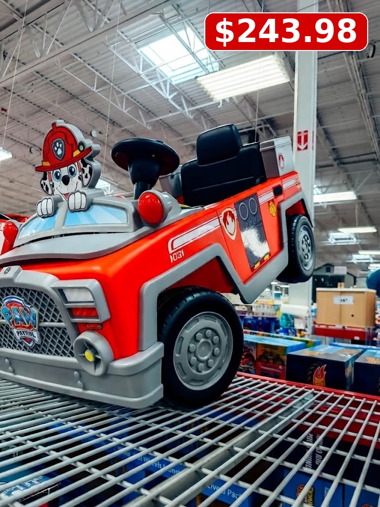 Paw Patrol Kids' Marshall 12V Fire Truck Ride-On