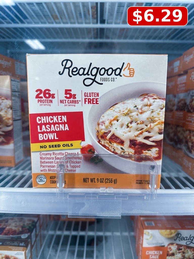 Real Good Gluten Free Frozen Lasagna Bowl - 9oz