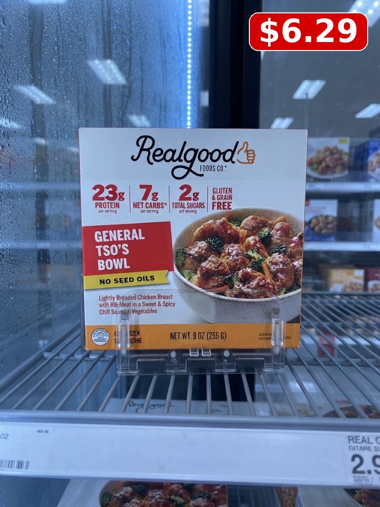 Real Good Gluten Free General Tso's Chicken Bowl - 9oz: No Added Sugar, Grain-Free