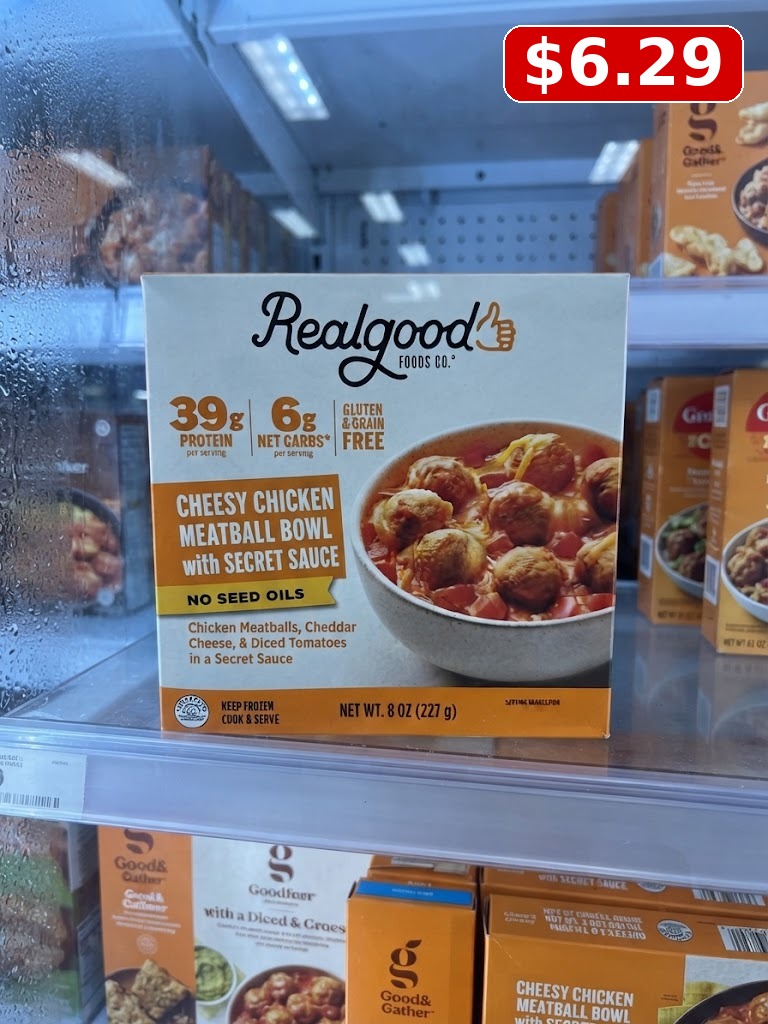 Real Good Frozen Cheeseburger Bowl with Secret Sauce Gluten Free - 8oz