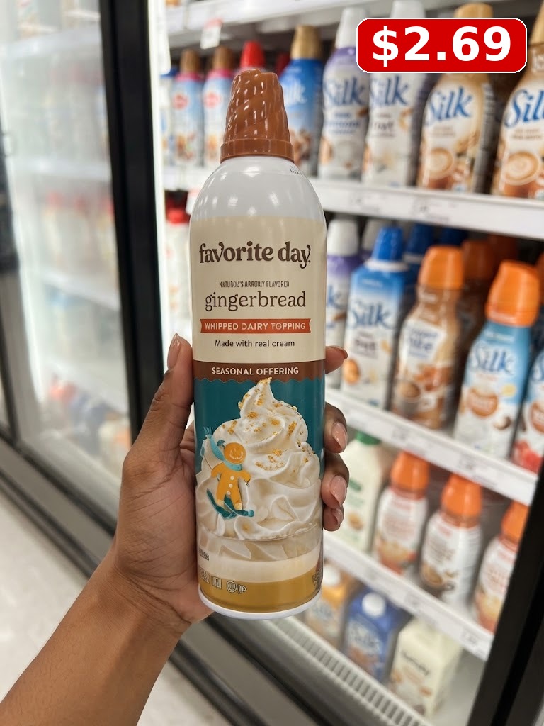 Gingerbread Whipped Dairy Topping - 13oz - Favorite Day™