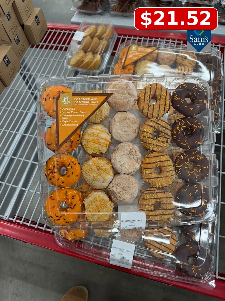Member’s Mark Fall Assorted Donut Tray