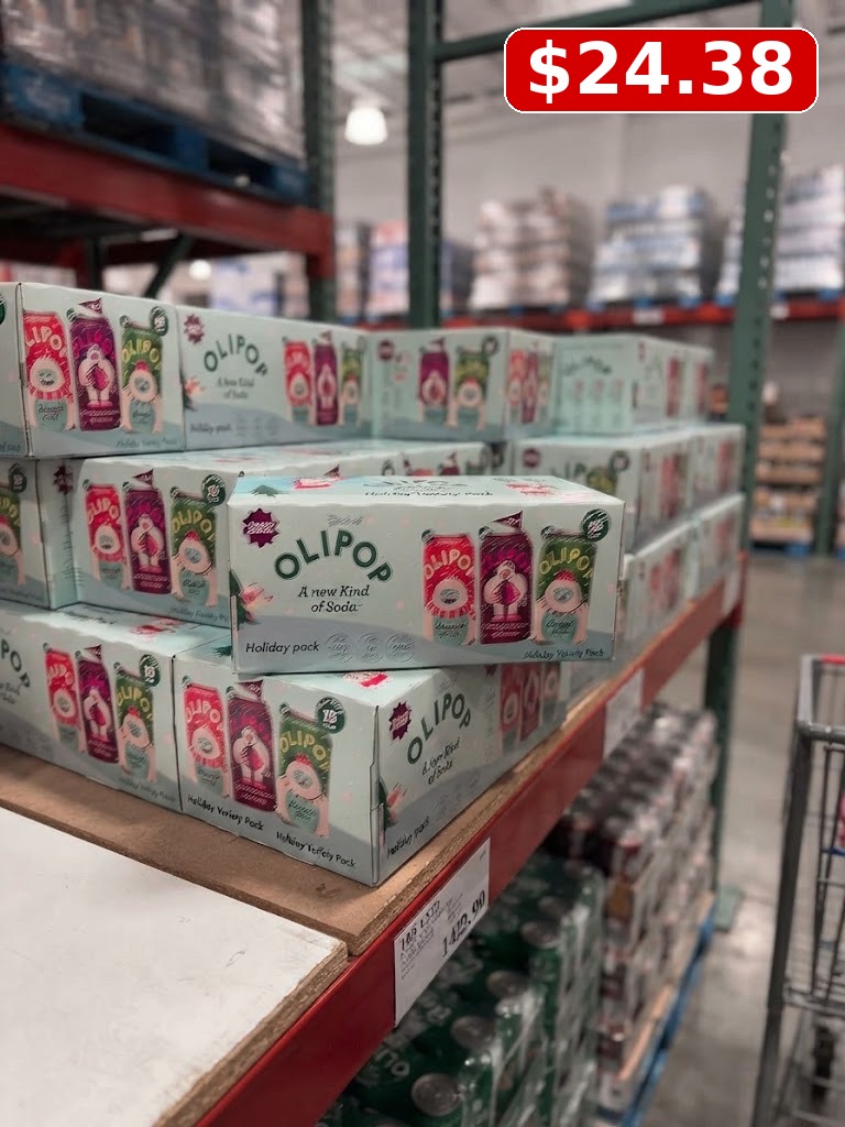 OLIPOP 6g Fiber Prebiotic Soda, Variety Pack