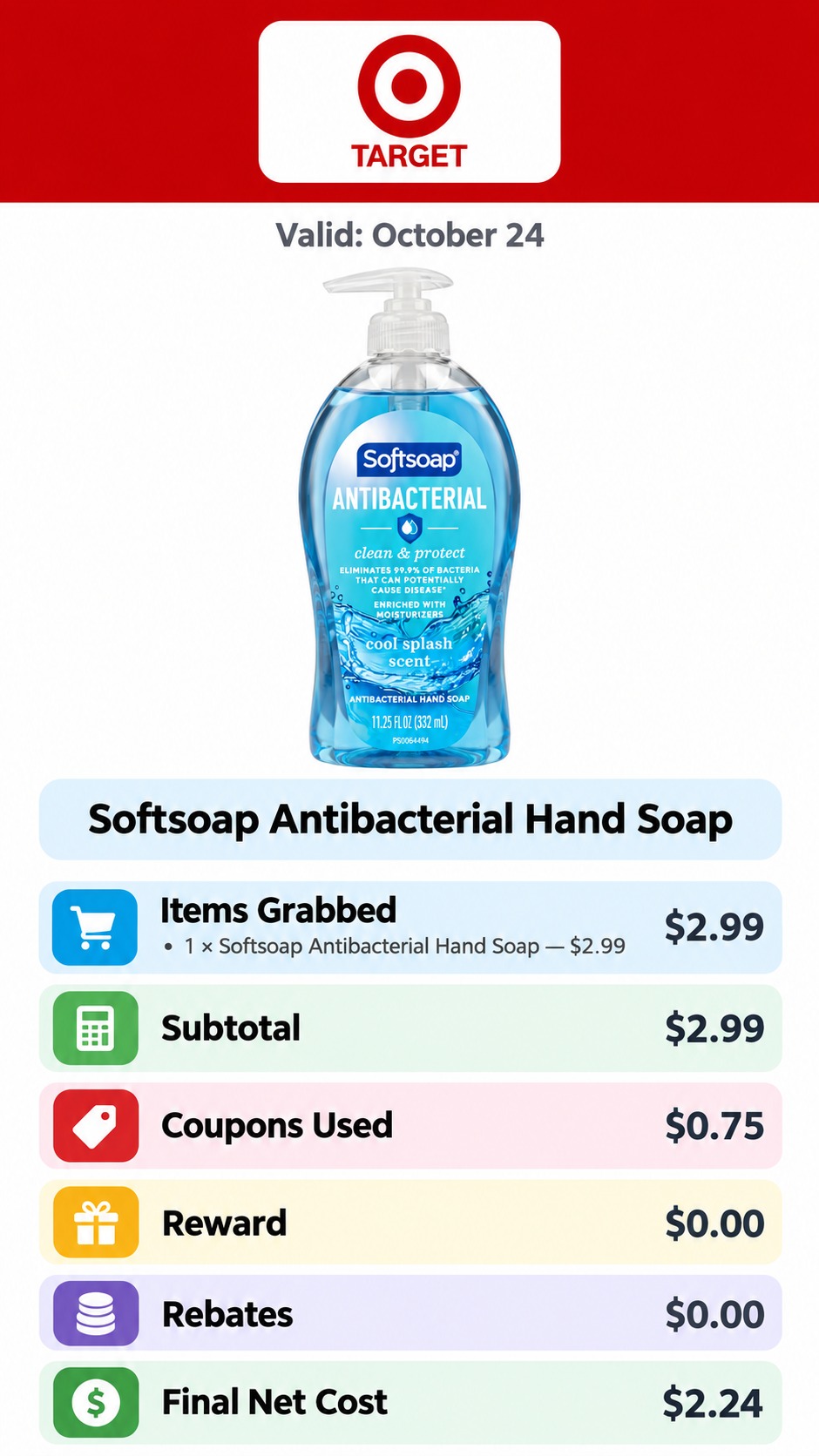 Softsoap Antibacterial Hand Soap