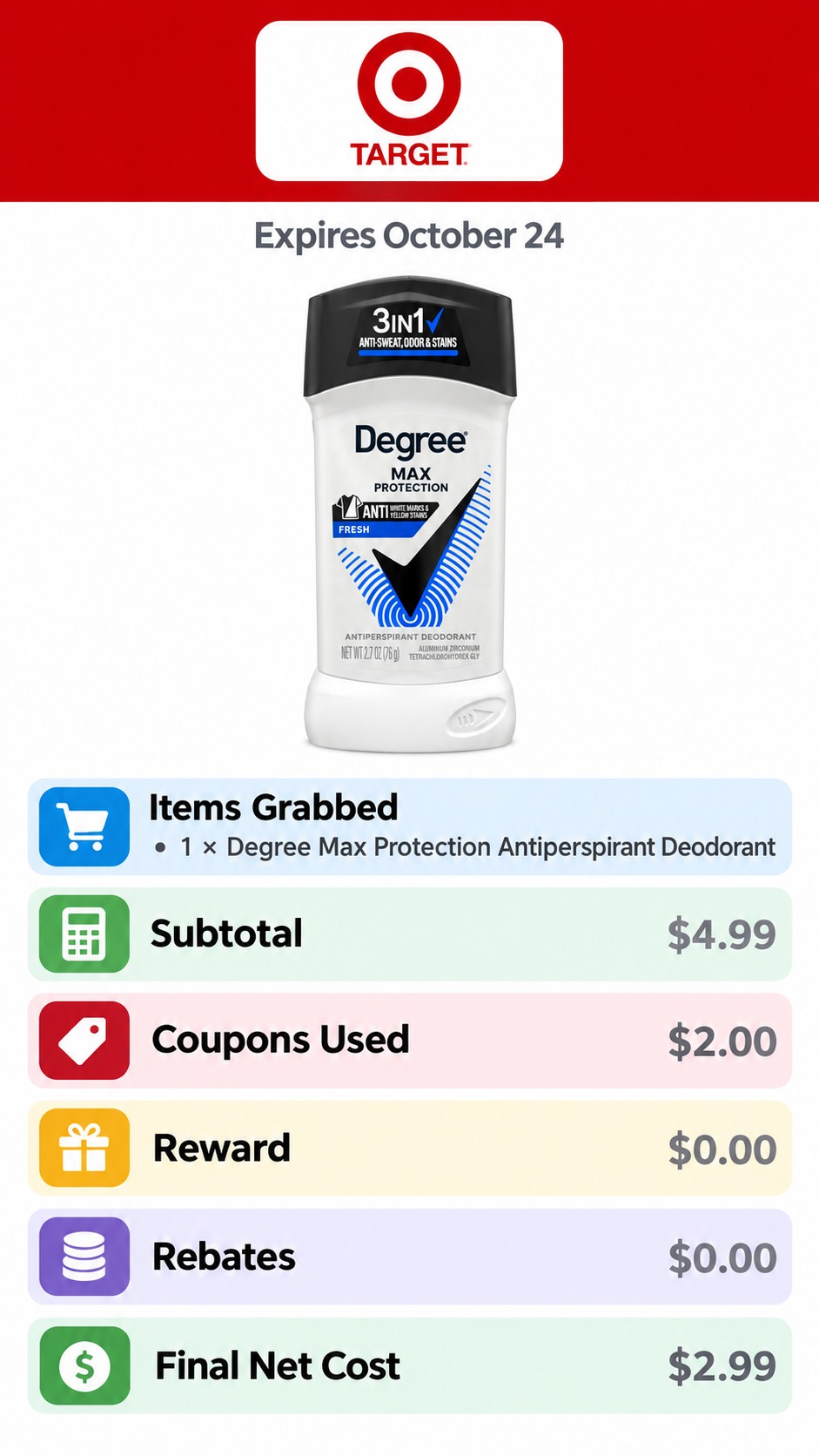 Degree Max Protection Antiperspirant Deodorant
