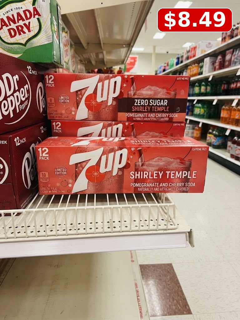 7UP Shirley Temple Zero Sugar Soda - 12pk/12 fl oz Cans: Non-Caffeinated