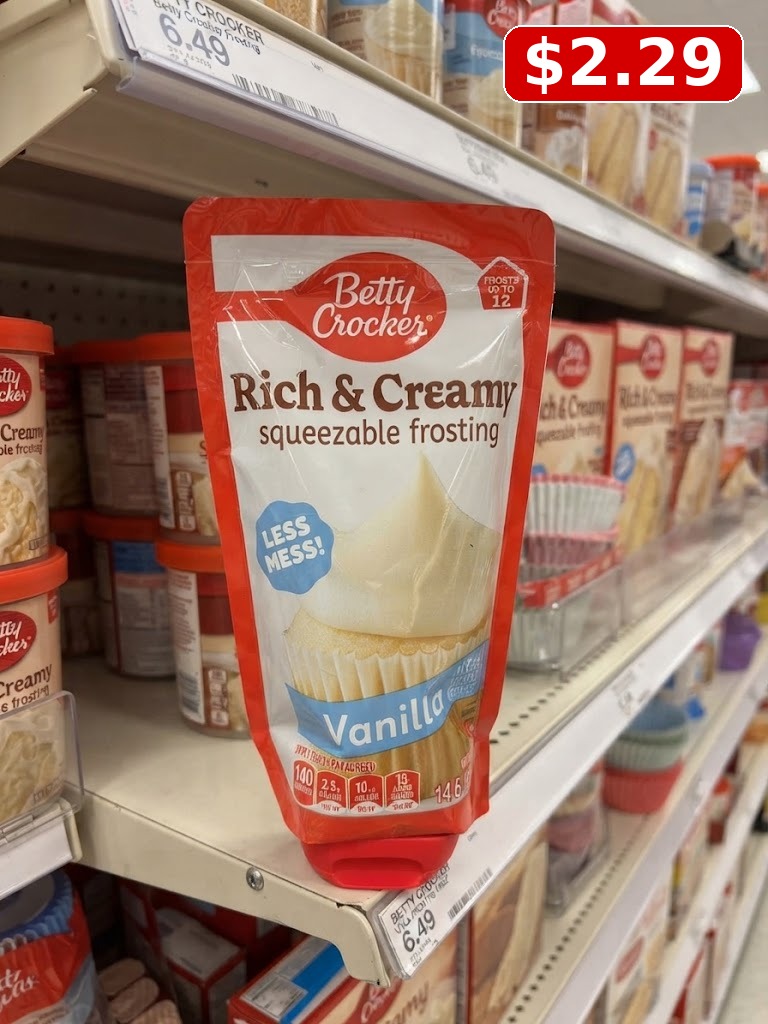 Betty Crocker Rich and Creamy Vanilla Frosting - 16oz: Gluten-Free, Low Sodium