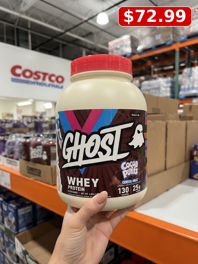 Ghost 25g Whey Protein Powder, Cocoa Puffs, 3.9 lbs