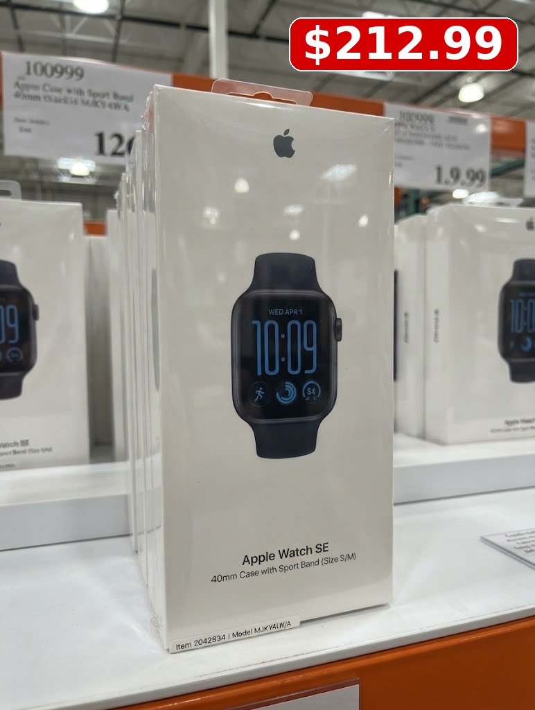 Apple Watch SE 3 (GPS) 40mm Case with Sport Band (Size S/M) - Starlight
