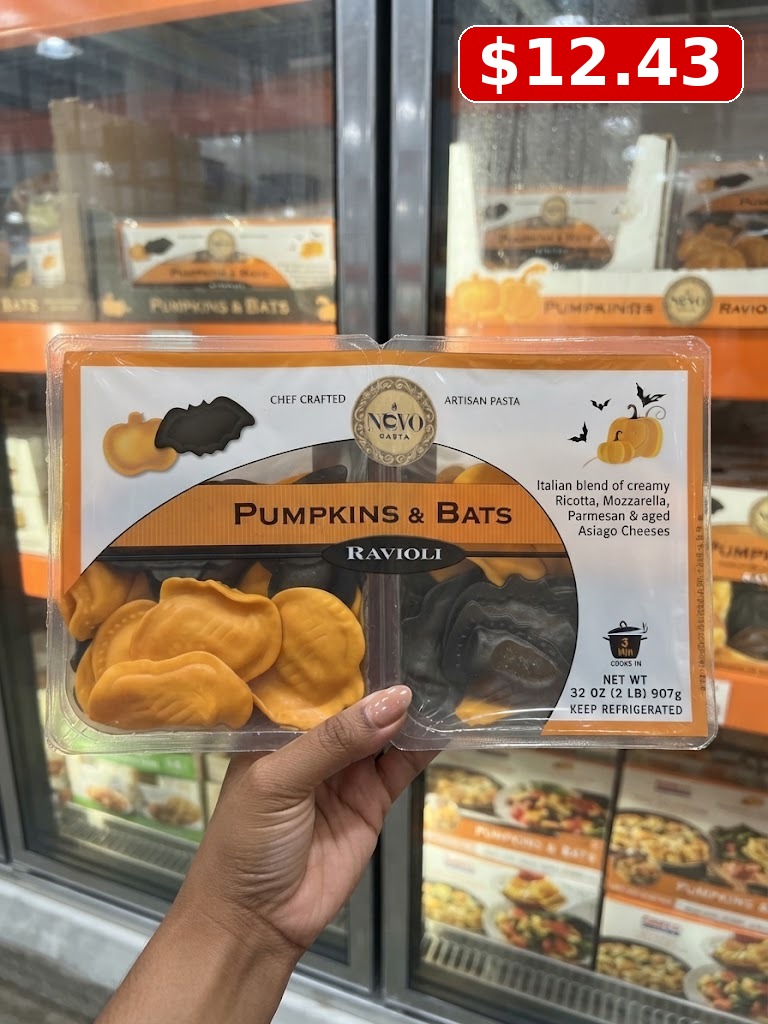 Nuovo Pasta Pumpkin & Bats Ravioli, 16 oz, 2-count