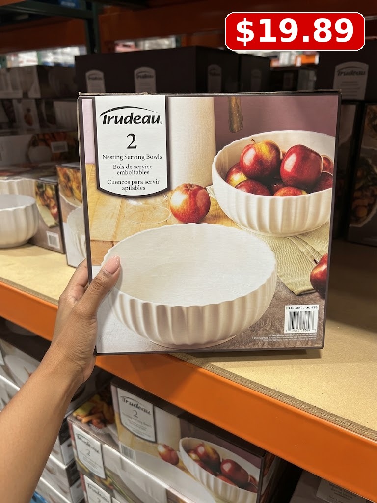 Trudeau Nesting Serving Bowls, 2-piece